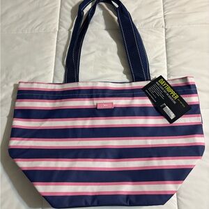 Scout Daytripper Blue and Pink Tote Bag with Stripes - New with tags